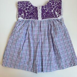 Mi Golondrina 3T embroidered top